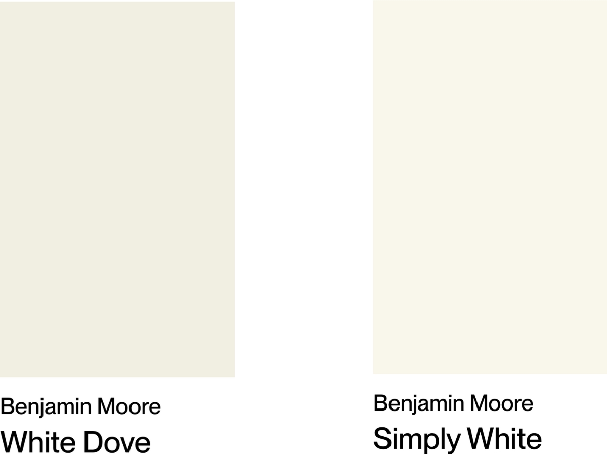 Simply White vs White Dove