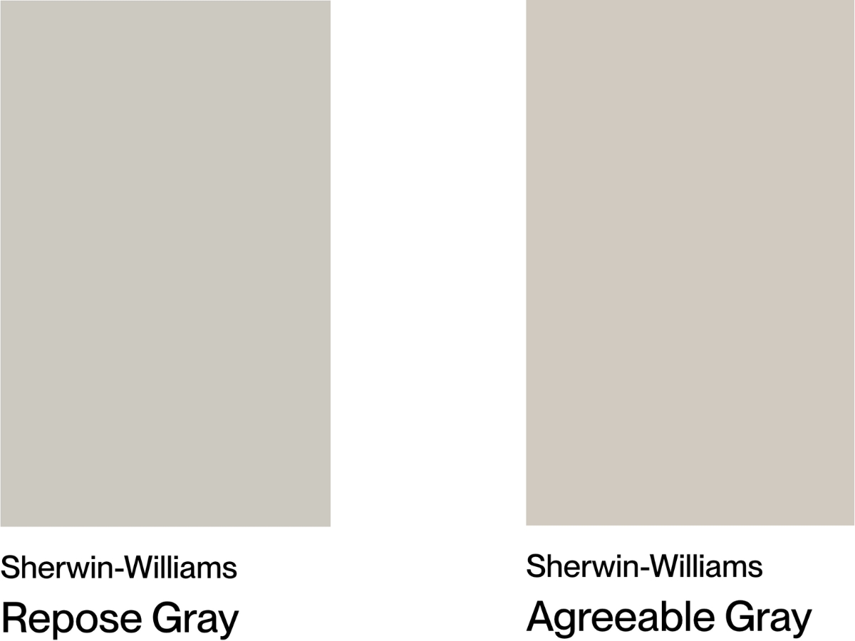 Repose Gray vs Agreeable Gray