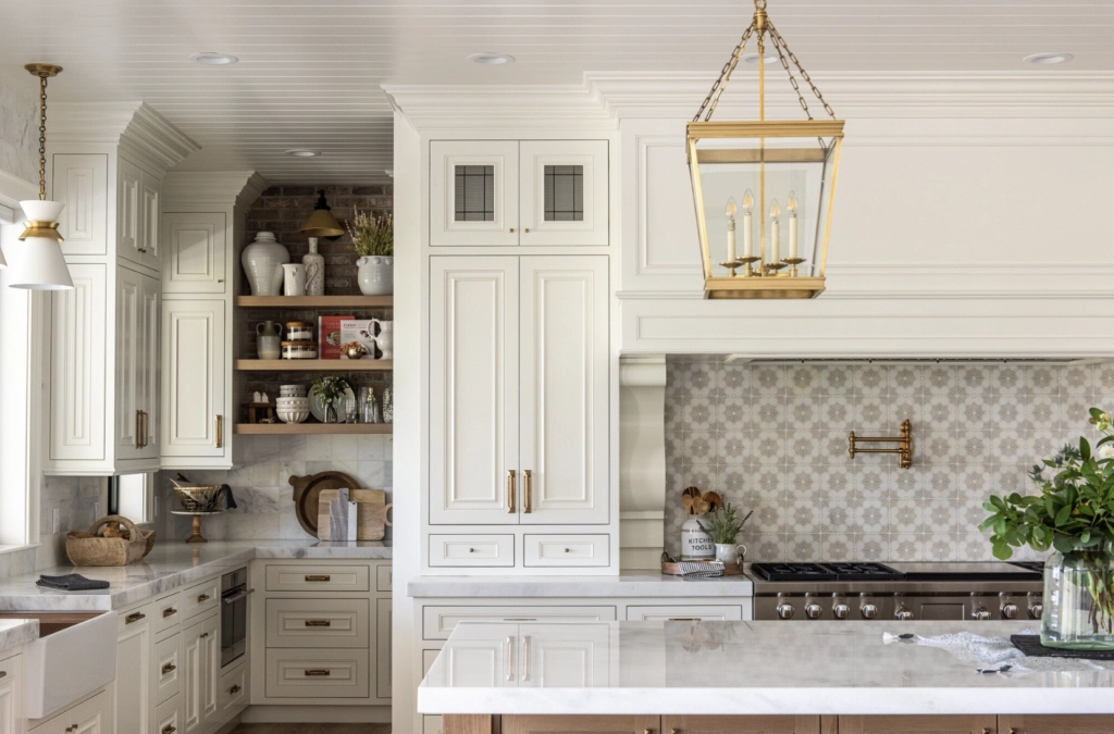 White Dove in a kitchen